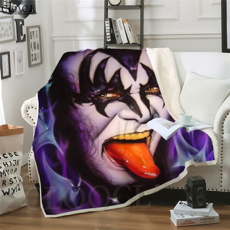 CLOOCL Hard Rock Kiss Band 3D Print Street Style Air Conditioning Blanket Teens Bedding Throw Blankets Plush Quilt
CLOOCL Hard Rock Kiss Band 3D Print Street Style Air Conditioning Blanket Teens Bedding Throw Blankets Plush Quilt