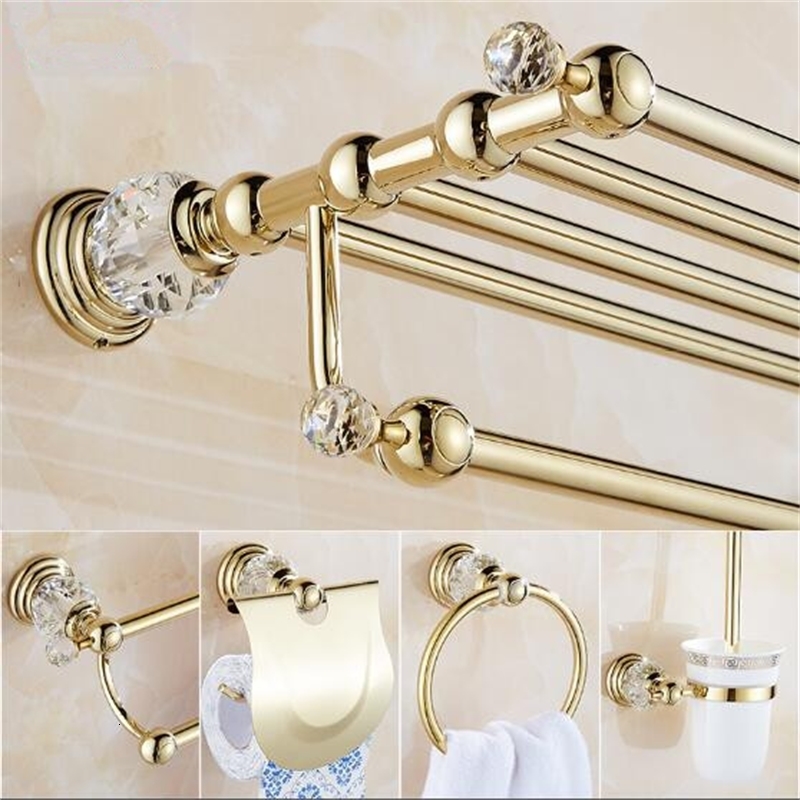 2021 New Brass and Crystal Accessories Set,robe Hook,paper Holder,towel Bar,soap Basket,towel Rack,towel Ring, Bathroom Sets 8dd2
2021 New Brass and Crystal Accessories Set,robe Hook,paper Holder,towel Bar,soap Basket,towel Rack,towel Ring, Bathroom Sets 8dd2