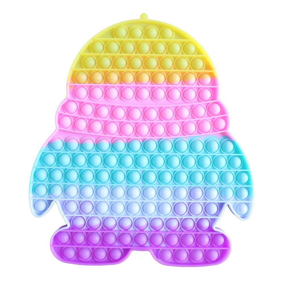 Large size 30cm Giant Big Party Favor Fidget Reliver Stress Toy Rainbow Push Bubble Simpl Dimmer Antistress Toy Children Sensory Game