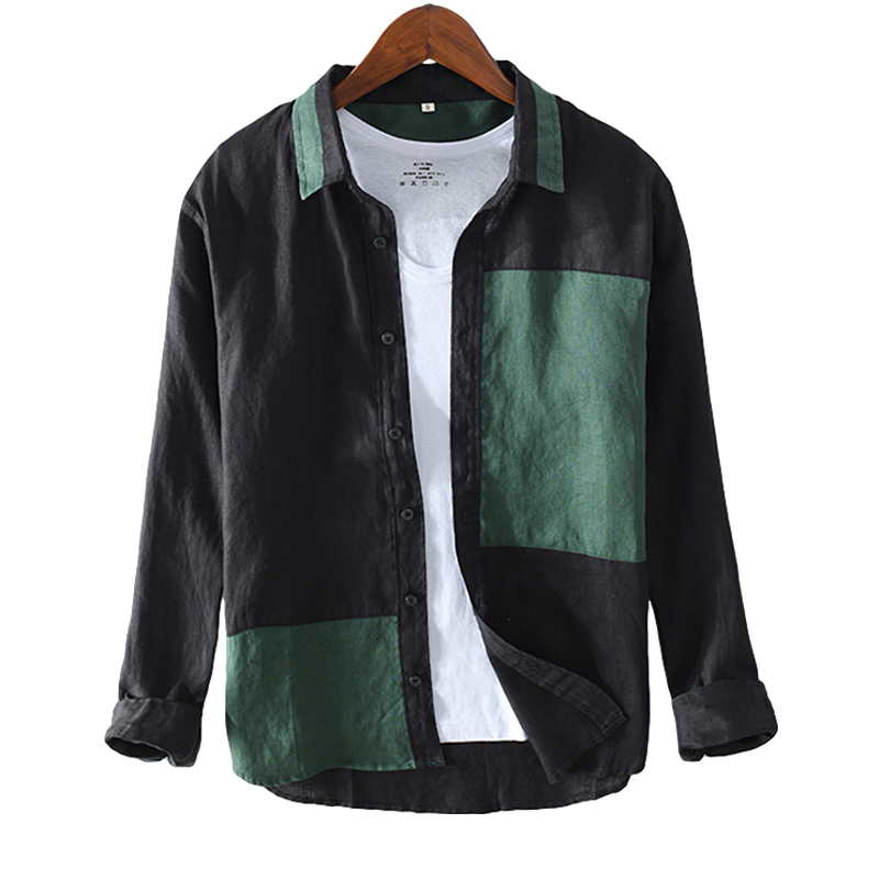 2021 New Long-sleeve Straight Shirts for Black Man 100% Casual Linen Turn-down Collar Tops Summer Japanese Fashion Retro Clothes Lk0h, Black pigment
2021 New Long-sleeve Straight Shirts for Black Man 100% Casual Linen Turn-down Collar Tops Summer Japanese Fashion Retro Clothes Lk0h, Black pigment