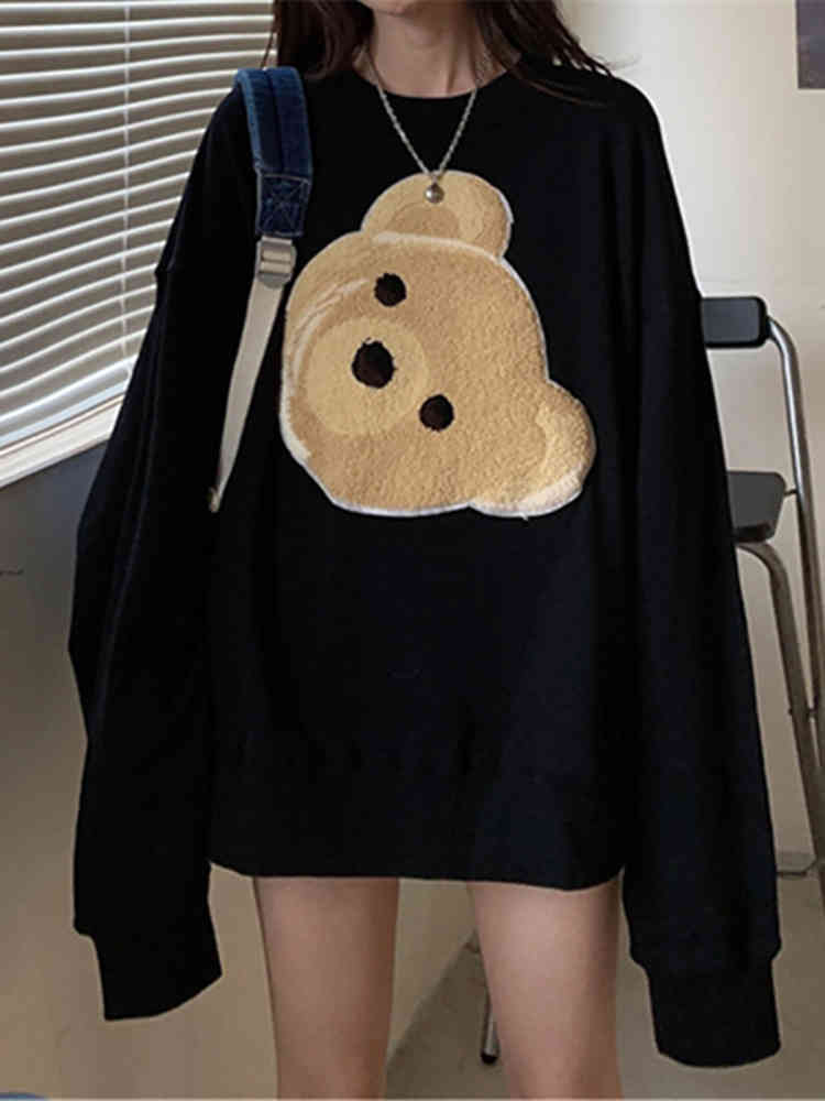 Women's Hoodie Design Spring and Autumn Bear Loose Korean Versatile Jacket Oversized Hoodies, Gray
Women's Hoodie Design Spring and Autumn Bear Loose Korean Versatile Jacket Oversized Hoodies, Gray