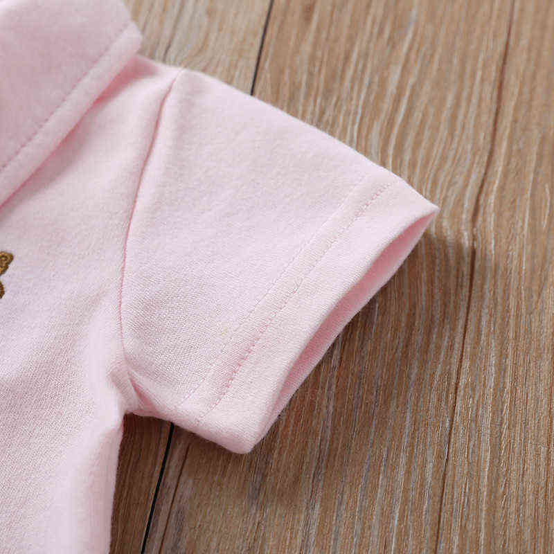 born Baby Romper 0-12 Months Summer Solid 3 Colours Polo Infant Boy Girl Clothes jumpsuit born Bebies Roupas 211101