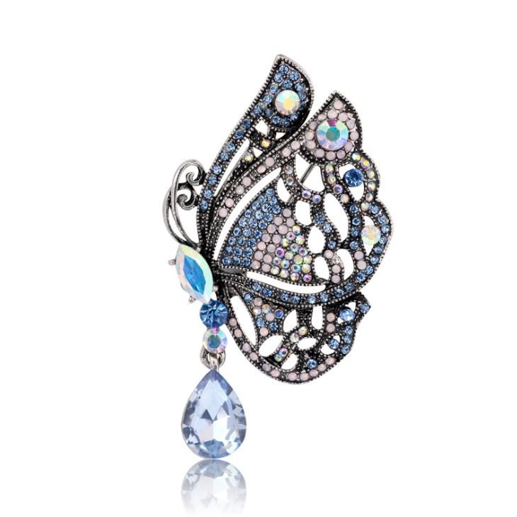 Pins, Brooches Exquisite Butterfly Brooch Female Crystal From Swarovskis Creative Clothing Ornaments Pins As Women Gift
Pins, Brooches Exquisite Butterfly Brooch Female Crystal From Swarovskis Creative Clothing Ornaments Pins As Women Gift