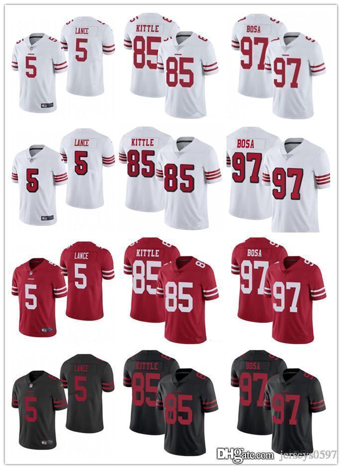 Men women Youth San Francisco49ers85 George Kittle 97 Nick Bosa 10 Jimmy Garoppolo black 5 Trey Lance Football Jerseys, Color
Men women Youth San Francisco49ers85 George Kittle 97 Nick Bosa 10 Jimmy Garoppolo black 5 Trey Lance Football Jerseys, Color