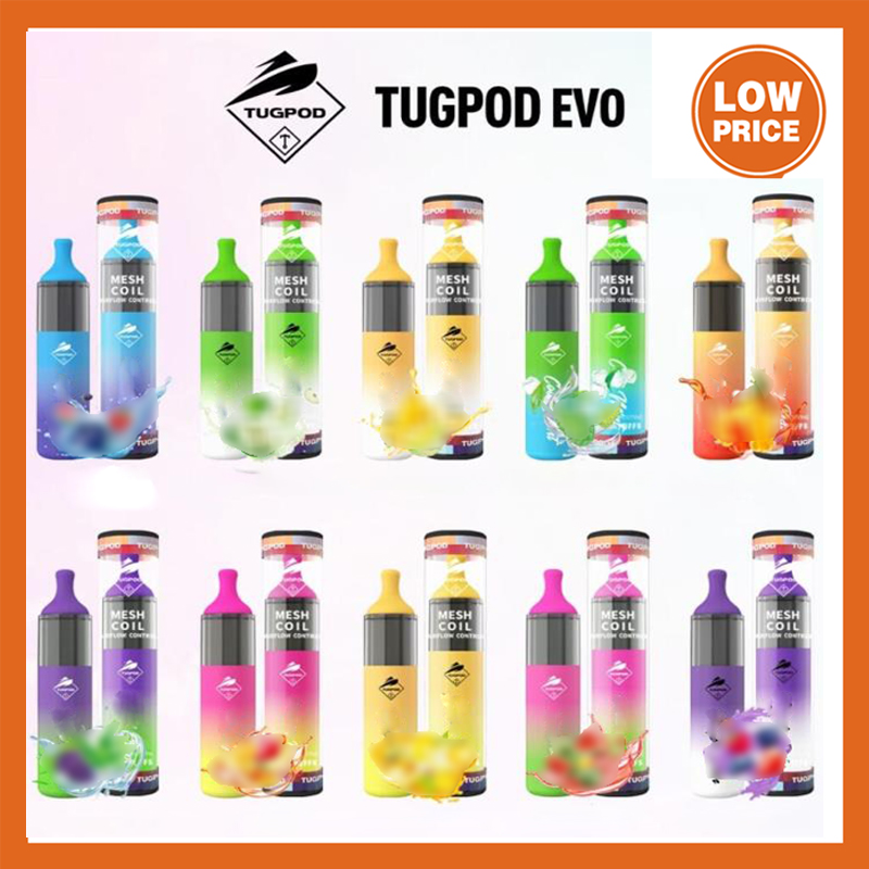 TUGPOD EVO Disposable Vape Pen E Cigarette Device With Silicone Mouthpiece 1400mAh Battery 8.5ml Pod 3500 Puffs Smoking Vapes Kit PK Bang Max puff bar plus xxl pro
TUGPOD EVO Disposable Vape Pen E Cigarette Device With Silicone Mouthpiece 1400mAh Battery 8.5ml Pod 3500 Puffs Smoking Vapes Kit PK Bang Max puff bar plus xxl pro
