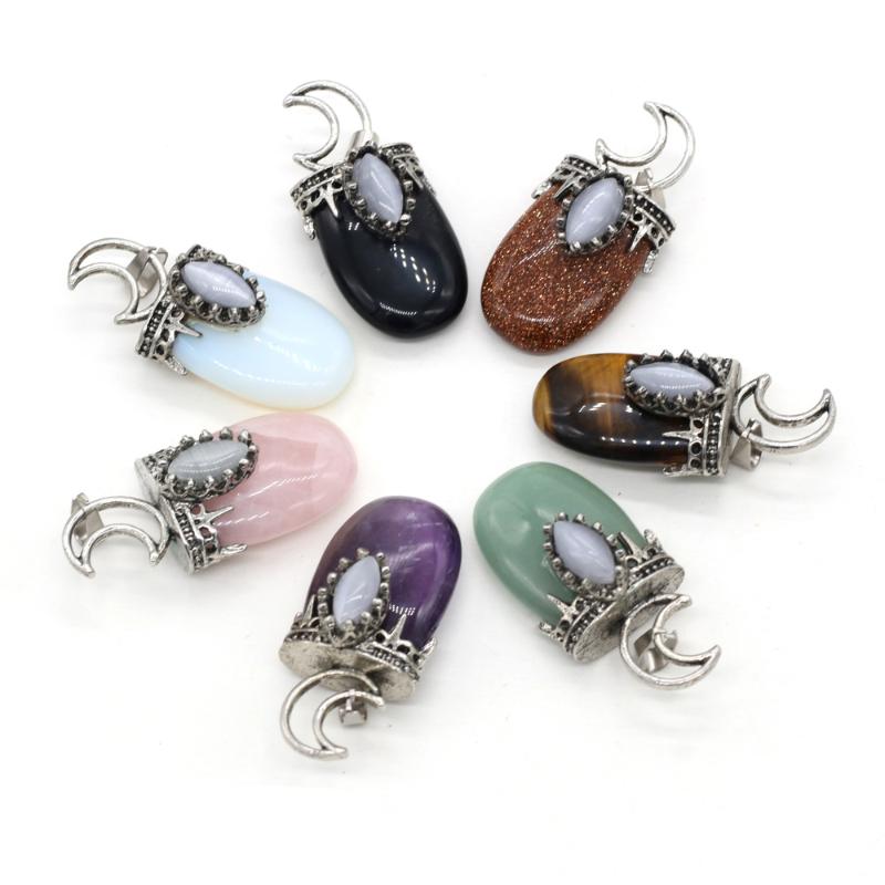 Charms Vintage Antique-Silver Alloy Pendant Natural Stone Amethysts Rose Quartzs For Fashion Jewelry Making Necklace Earring GIfts, Bronze;silver
Charms Vintage Antique-Silver Alloy Pendant Natural Stone Amethysts Rose Quartzs For Fashion Jewelry Making Necklace Earring GIfts, Bronze;silver
