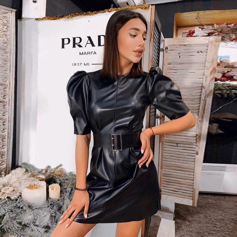 New Women Vintage Black Pu Mini Party o Neck Sleeve High Waist Drawn Back Casual 2021 Spring Office Lady Prom Q5az
New Women Vintage Black Pu Mini Party o Neck Sleeve High Waist Drawn Back Casual 2021 Spring Office Lady Prom Q5az