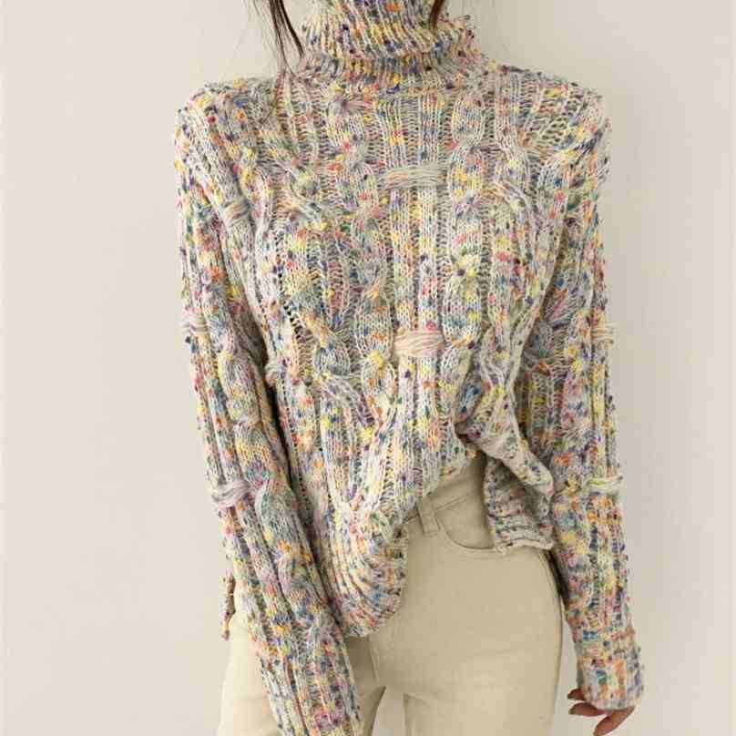Korean Turtleneck Sweater Woman Autumn Winter Bottoming Sweaters Warm Twist Loose Knitted Pullover Jumper Women 210525, Apricot
Korean Turtleneck Sweater Woman Autumn Winter Bottoming Sweaters Warm Twist Loose Knitted Pullover Jumper Women 210525, Apricot