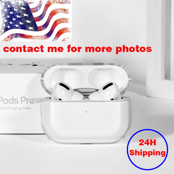 UPS For Apple Airpods Pro Earphone Clear Cases Airpod 3 Bluetooth Headset Set Protective Covers Transparent PC Hard Shell Clear Protecter
UPS For Apple Airpods Pro Earphone Clear Cases Airpod 3 Bluetooth Headset Set Protective Covers Transparent PC Hard Shell Clear Protecter