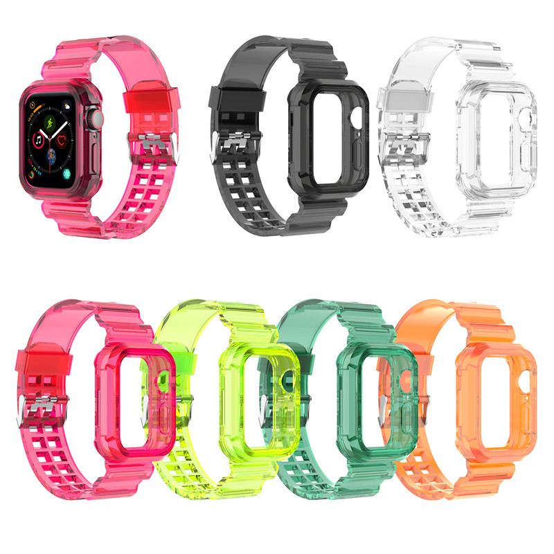 TPU Strap for Apple Watch 5 4 Band 42 38mm Transparent Glacier for Iwatch Series 3/2/1 Watchband 44mm 40mm
TPU Strap for Apple Watch 5 4 Band 42 38mm Transparent Glacier for Iwatch Series 3/2/1 Watchband 44mm 40mm