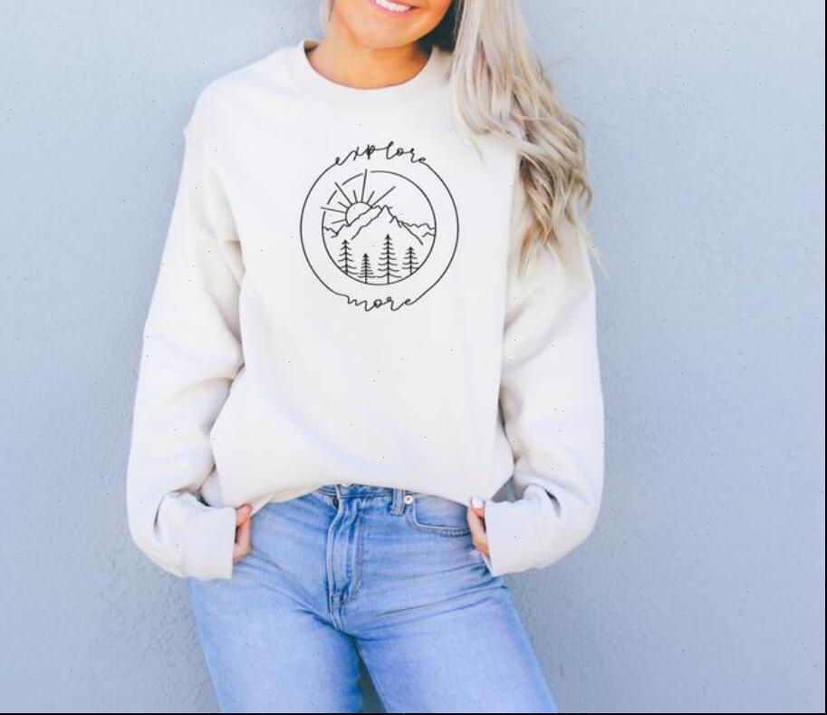 explore more sweatshirt camping gift sweatshirts mountains graphic grunge pullovers women fashion 100% cotton drop ship, Black
explore more sweatshirt camping gift sweatshirts mountains graphic grunge pullovers women fashion 100% cotton drop ship, Black