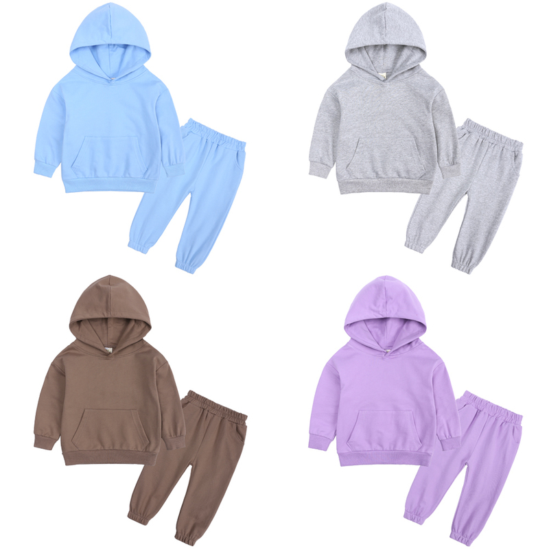 Arrival Sport Suit for Boys Clothing Set Casual Warm Hoodie Long Sleeve Tops Pant Clothes For Kids Outfits Tracksuit 2 Pcs 220217
