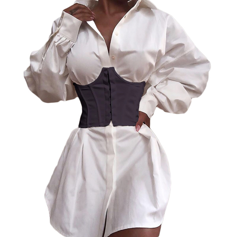 Corset for Women Steampunk Clothing Bustier Bodice Sexy Corselet Female Underbust Crosets Outwear Tops Clothes New 210308