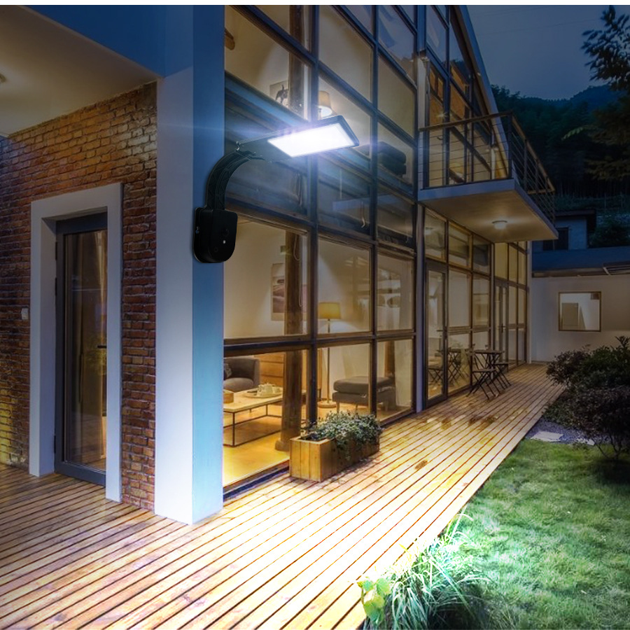 30 LED Bending Solar Lamp with Four Modes Outdoor Waterproof Solar Light Security Lighting for House Wall Street Yard Garden