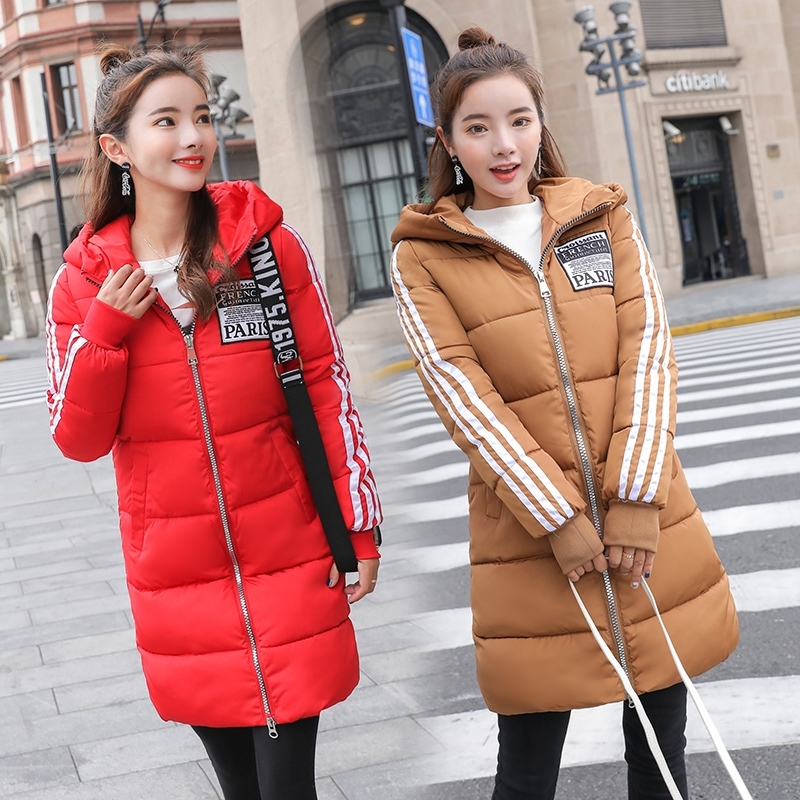 Parka Women New Winter Down jacket Women Coat Long Hooded Outwear Female Parka Thick Cotton Padded Female Basic Coats Overalls T200114