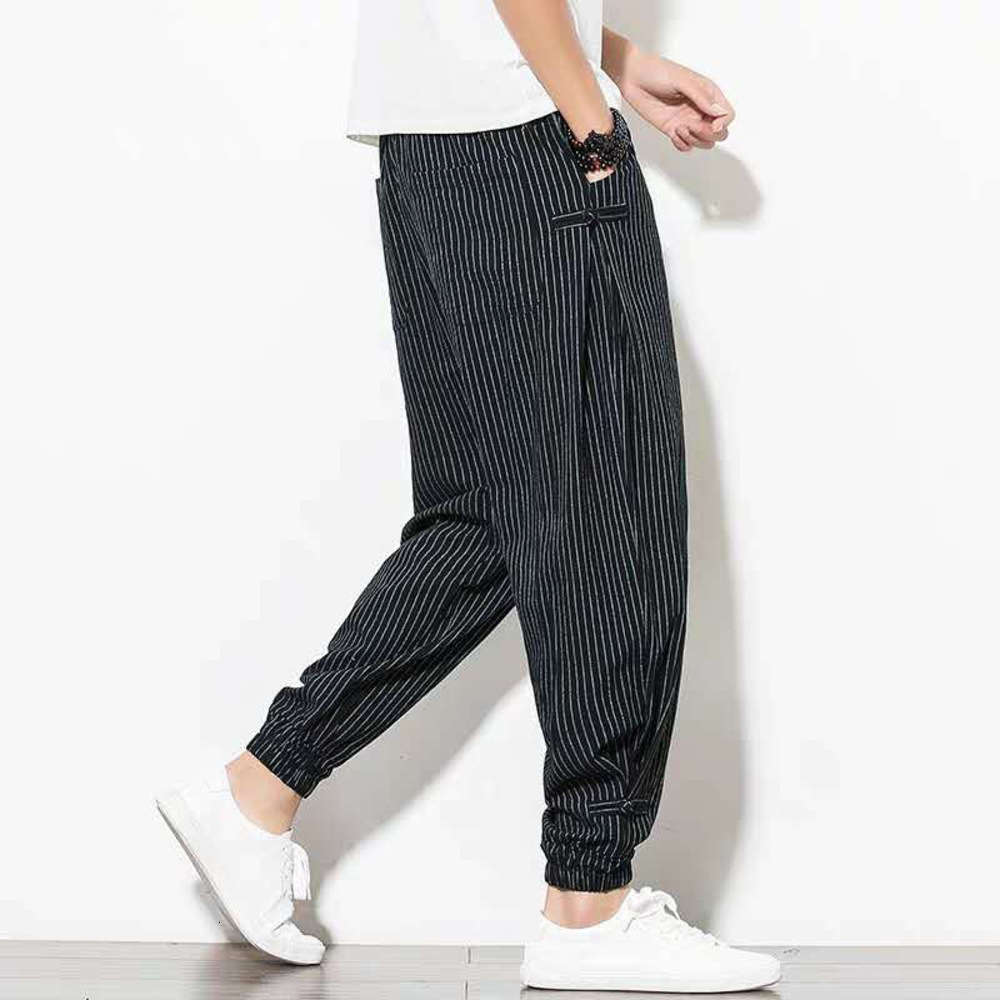 Chinese style summer men's new thin cotton and hemp buckle casual HAREM LEGGINGS lantern PANTS, Black
Chinese style summer men's new thin cotton and hemp buckle casual HAREM LEGGINGS lantern PANTS, Black