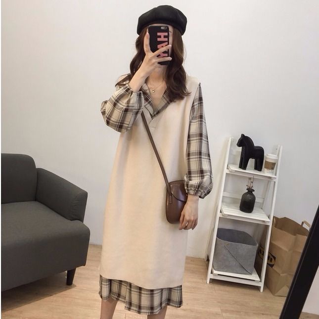 New Women Cashmere Knitted Pullovers Vest Long Waistcoat Autumn Winter Sweater Vests Slim Sleeveless Casual Female 210218