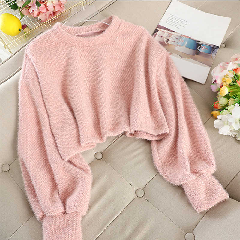 LY VAREY LIN Spring Autumn Women Fahsion Sling Mesh Skirt Suit Set Female Solid Color Short Pullover Top Two Piece Dress 210526