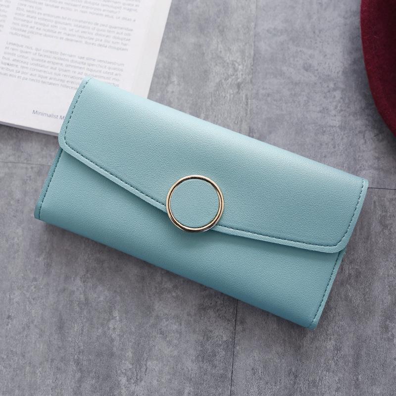 Wallets PU Leather Luxury Designer Handbags For Women Fashion Girl Female Casual Shopper Solid Color Round Lock Decoration Clutch Wallet, Lanse
Wallets PU Leather Luxury Designer Handbags For Women Fashion Girl Female Casual Shopper Solid Color Round Lock Decoration Clutch Wallet, Lanse