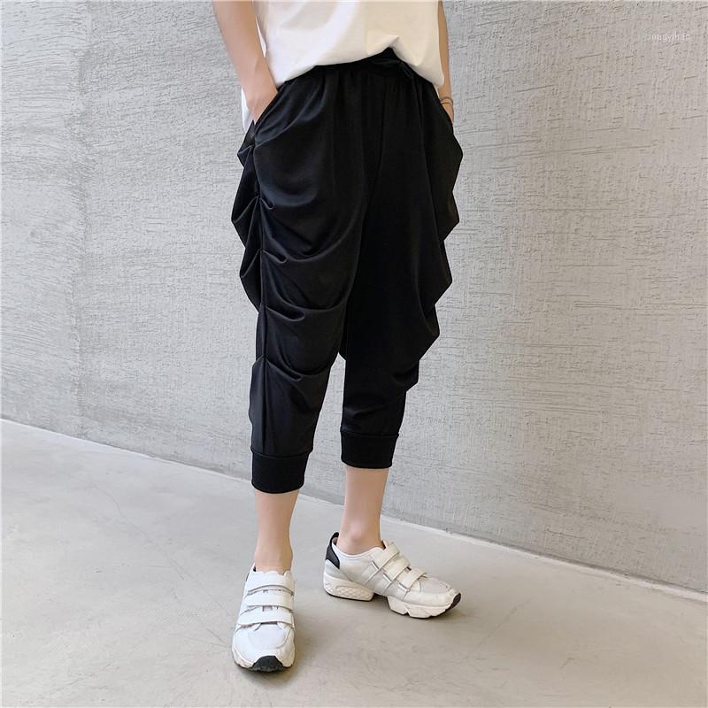 Men's Pants 2021 Arrival Summer Harem Men Black Pleated Stylish Hip Hop Clothing Calf-Length Joggers Solid Loose Trousers, As pic
Men's Pants 2021 Arrival Summer Harem Men Black Pleated Stylish Hip Hop Clothing Calf-Length Joggers Solid Loose Trousers, As pic