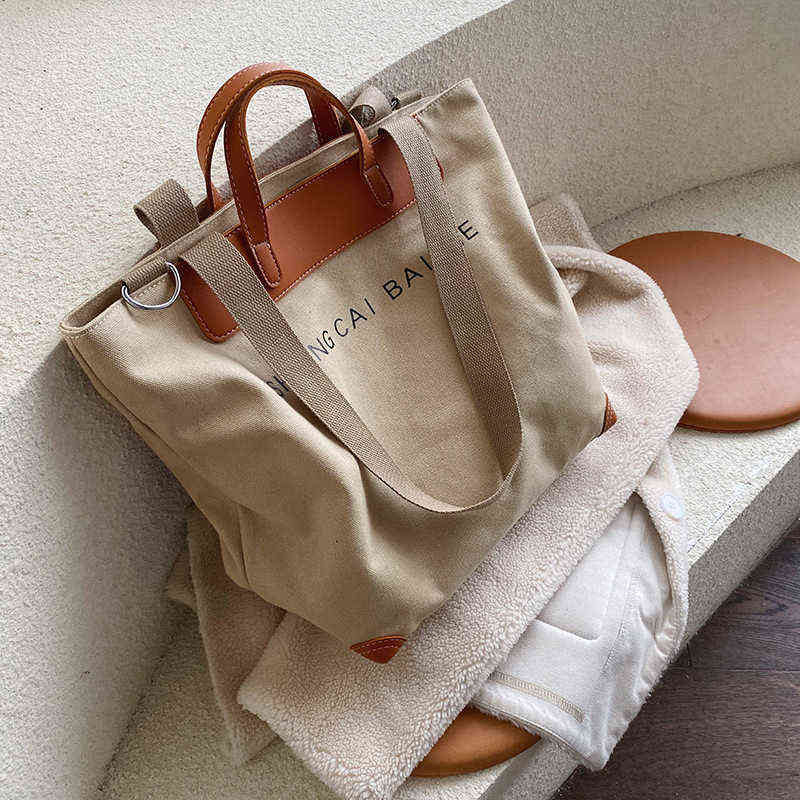 casual canvas women handbags designer letters shoulder crossbody bags female large capacity tote leather patchwork shopper bag Y220228, Gray b
casual canvas women handbags designer letters shoulder crossbody bags female large capacity tote leather patchwork shopper bag Y220228, Gray b
