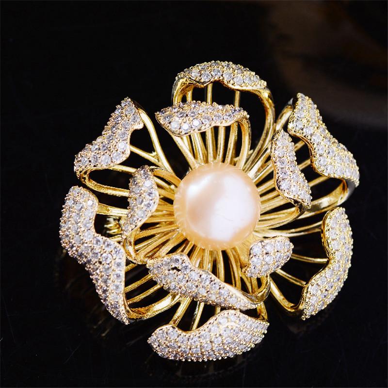 Pins, Brooches OKILY 2021 Trend Fower For Women Fresh Water Pearl Brooch Fashion Zircon Lotus Pins Jewelry Accessories Decoration
Pins, Brooches OKILY 2021 Trend Fower For Women Fresh Water Pearl Brooch Fashion Zircon Lotus Pins Jewelry Accessories Decoration