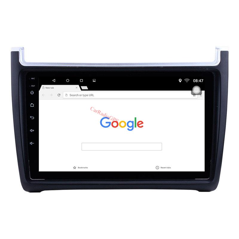 car dvd GPS Navi Stereo Player for 2012-2015 VW Volkswagen Polo Head Unit with Mirror Link Steering Wheel Control 9 Inch Android 10