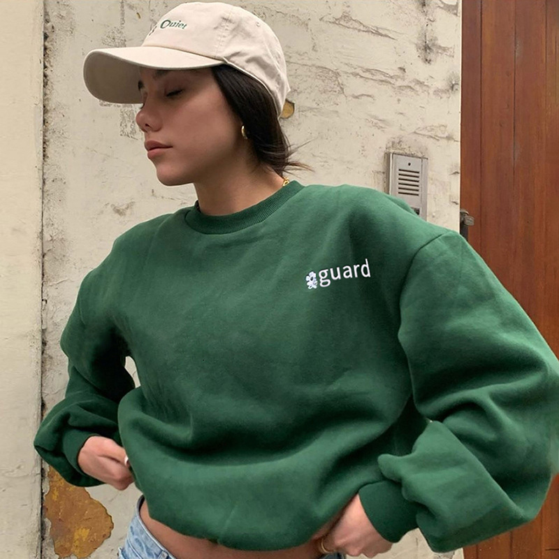 2021 Green Vintage Chic Letter Embroidered Oversized Sweatshirt Women Warm Winter Tops Casual Teen Girls Loose New Streetwear 9mk8
2021 Green Vintage Chic Letter Embroidered Oversized Sweatshirt Women Warm Winter Tops Casual Teen Girls Loose New Streetwear 9mk8