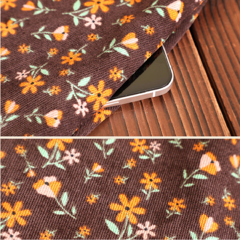 Mori Girl Spring Autumn Women Corduroy Dress 29 Patterns Casual Elastic-Waisted Vintage Vestidos Long Sleeve Korean Sweet Dress 210309