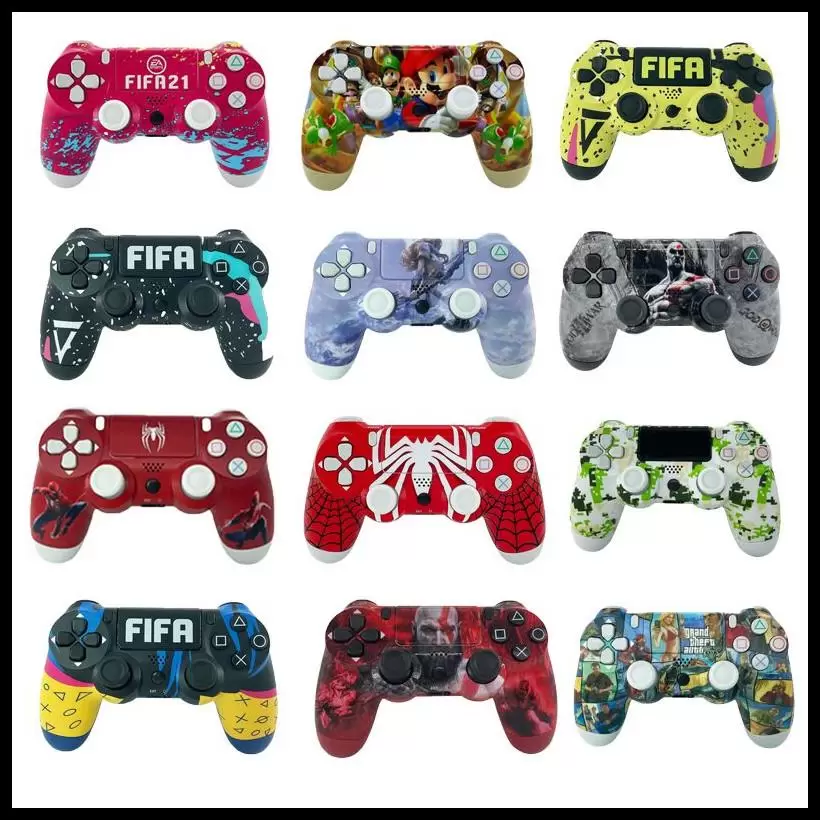 new ps4 wireless bluetooth controller 33 color vibration joystick gamepad game controller for play station with box eu us package 2021
new ps4 wireless bluetooth controller 33 color vibration joystick gamepad game controller for play station with box eu us package 2021