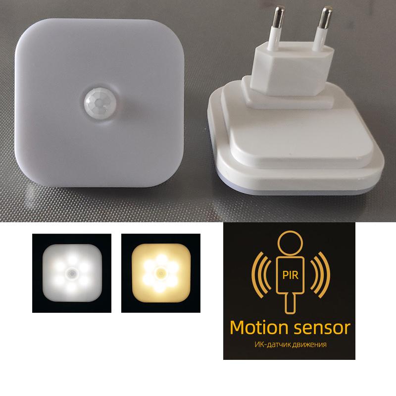 Night Lights 1PC Light With EU Plug Smart Motion Sensor LED Wall Lamp Bedside Toilet For Hallway Pathway
Night Lights 1PC Light With EU Plug Smart Motion Sensor LED Wall Lamp Bedside Toilet For Hallway Pathway