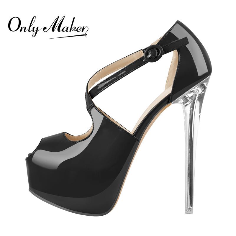 Dress Shoes Onlymaker Women's Peep Toe Pumps Platform Thin High Heel Sandals Patent Leather Buckle Cross Band, Cd210513b
Dress Shoes Onlymaker Women's Peep Toe Pumps Platform Thin High Heel Sandals Patent Leather Buckle Cross Band, Cd210513b