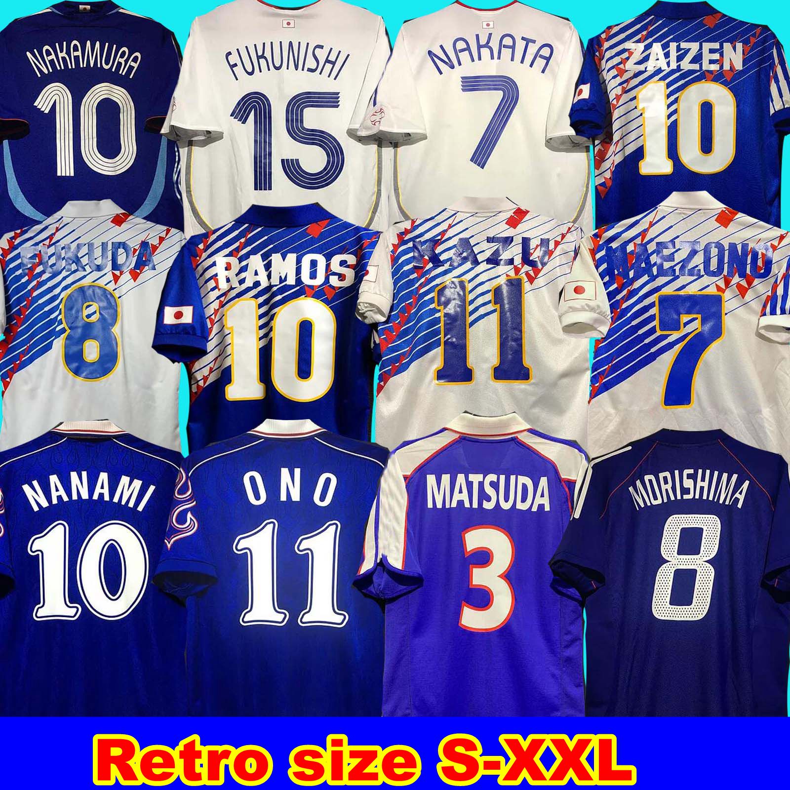 1994 Japan Retro Soccer Jersey 2006 Home NAKATA KAZU NANAMI NAKAYAMA ZAIZEN FUKUNISHI 2000 Soccer Shirt 1998 Japan Retro Football Uniforms FUKUDA ONO, 2006 away
1994 Japan Retro Soccer Jersey 2006 Home NAKATA KAZU NANAMI NAKAYAMA ZAIZEN FUKUNISHI 2000 Soccer Shirt 1998 Japan Retro Football Uniforms FUKUDA ONO, 2006 away