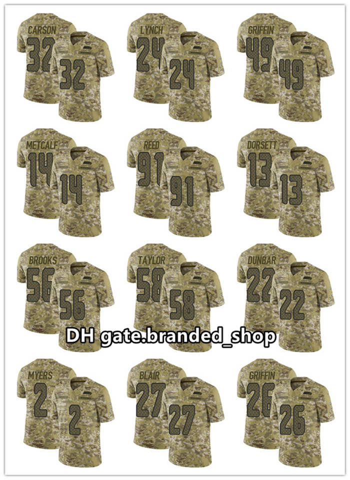 Seattle Seahawks men 49 Shaquem Griffin 24 Marshawn Lynch Chris Carson DK Metcalf women youth camo Salute To Service Limited Jersey, Black;red
Seattle Seahawks men 49 Shaquem Griffin 24 Marshawn Lynch Chris Carson DK Metcalf women youth camo Salute To Service Limited Jersey, Black;red