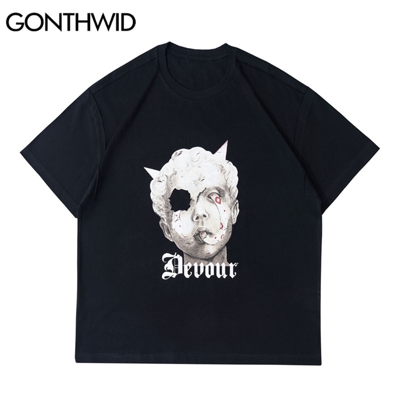 Oversized Tshirts Hip Hop Devil Print Punk Rock Gothic Tees Shirts Streetwear Loose Hipster Harajuku Short Sleeve Tops 210602, Green
Oversized Tshirts Hip Hop Devil Print Punk Rock Gothic Tees Shirts Streetwear Loose Hipster Harajuku Short Sleeve Tops 210602, Green