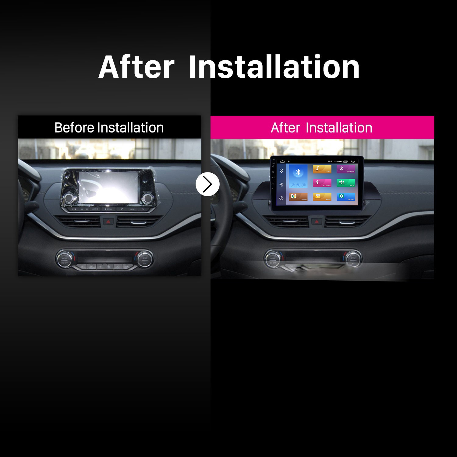 10.1 inch Player Android Car DVD GPS Navigation Radio for 2019-Nissan Teana With HD Touchscreen Bluetooth support Carplay TPMS OBD2