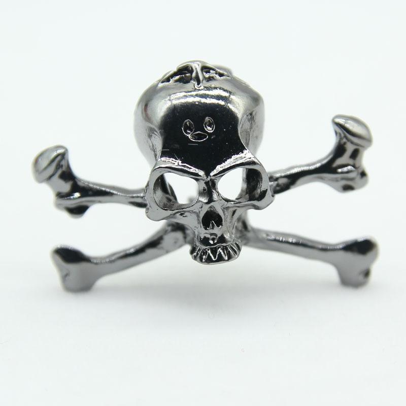 Pins, Brooches Personality Punk Skull Brooch Gun Black Paint Suitable For Sweater Stitch Halloween Gifts And Accessories
Pins, Brooches Personality Punk Skull Brooch Gun Black Paint Suitable For Sweater Stitch Halloween Gifts And Accessories