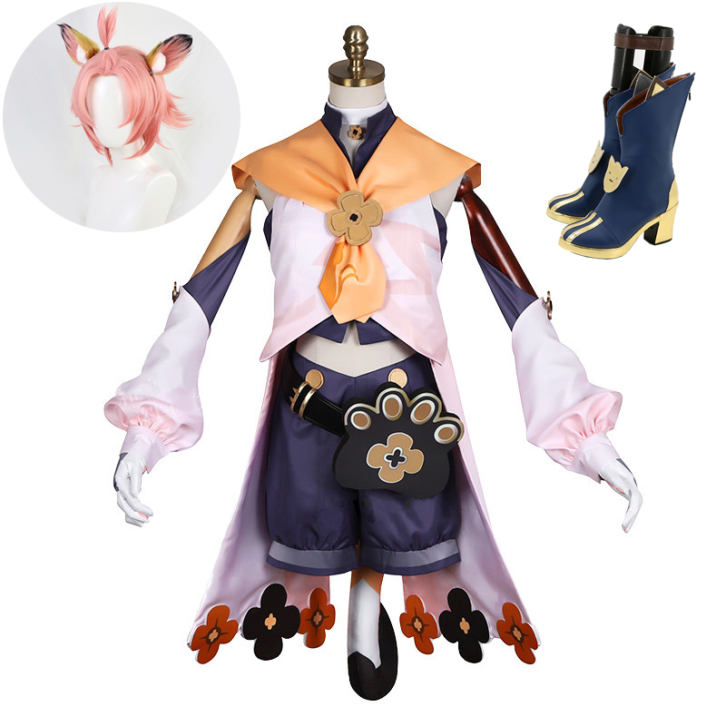 Genshin Impact Diona Cosplay Costume Game Outfits Dress Halloween Carnival Women Girl Uniforms Wig Shoes, Black
Genshin Impact Diona Cosplay Costume Game Outfits Dress Halloween Carnival Women Girl Uniforms Wig Shoes, Black