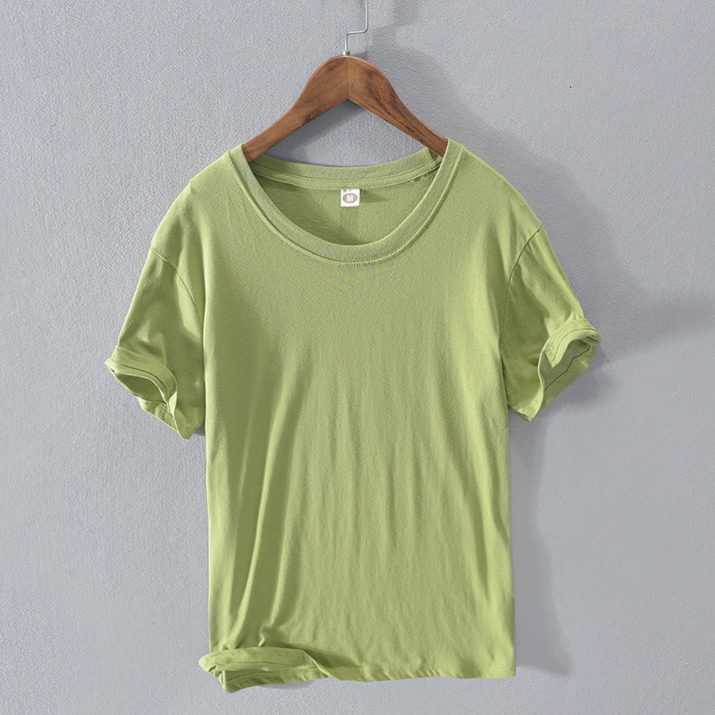 2021 New Pure Cotton Summer Shirt Short-sleeved Casual T-shirt for Men Fashion Comfortable t Shirts Male Soft Camiseta Camisa H01j, Yellow
2021 New Pure Cotton Summer Shirt Short-sleeved Casual T-shirt for Men Fashion Comfortable t Shirts Male Soft Camiseta Camisa H01j, Yellow