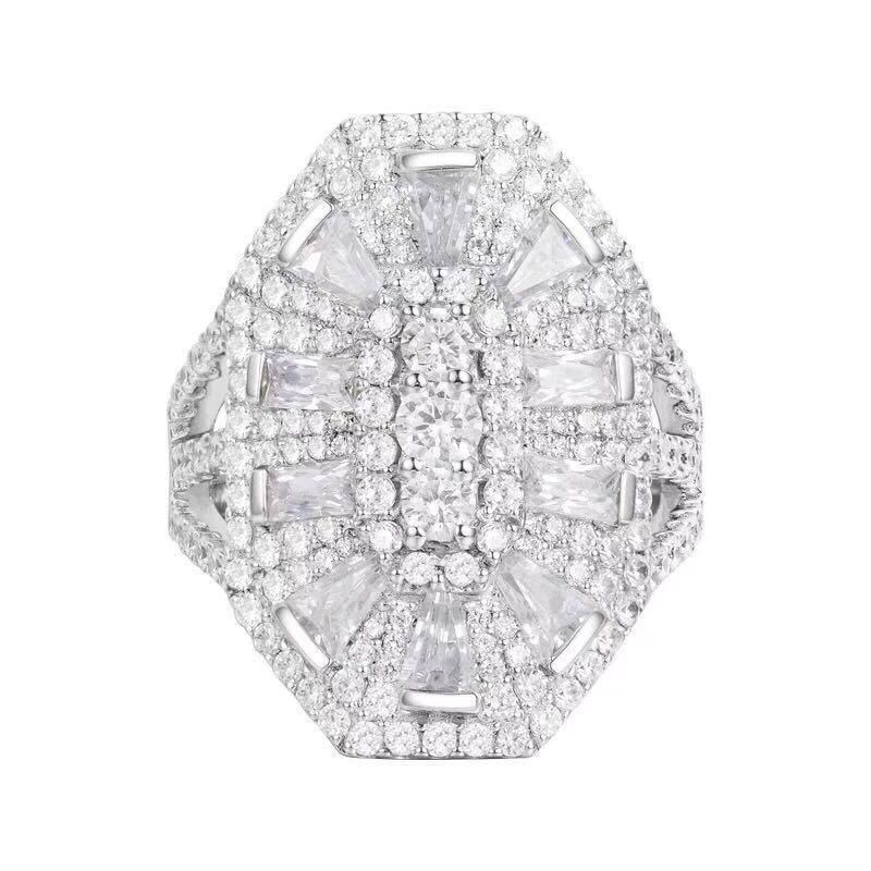 Cluster Rings SLJELY Brand Design 925 Sterling Silver Full Micro Cubic Zirconia CZ Geometric Magic Ring Women Luxury Jewelry Collection
Cluster Rings SLJELY Brand Design 925 Sterling Silver Full Micro Cubic Zirconia CZ Geometric Magic Ring Women Luxury Jewelry Collection