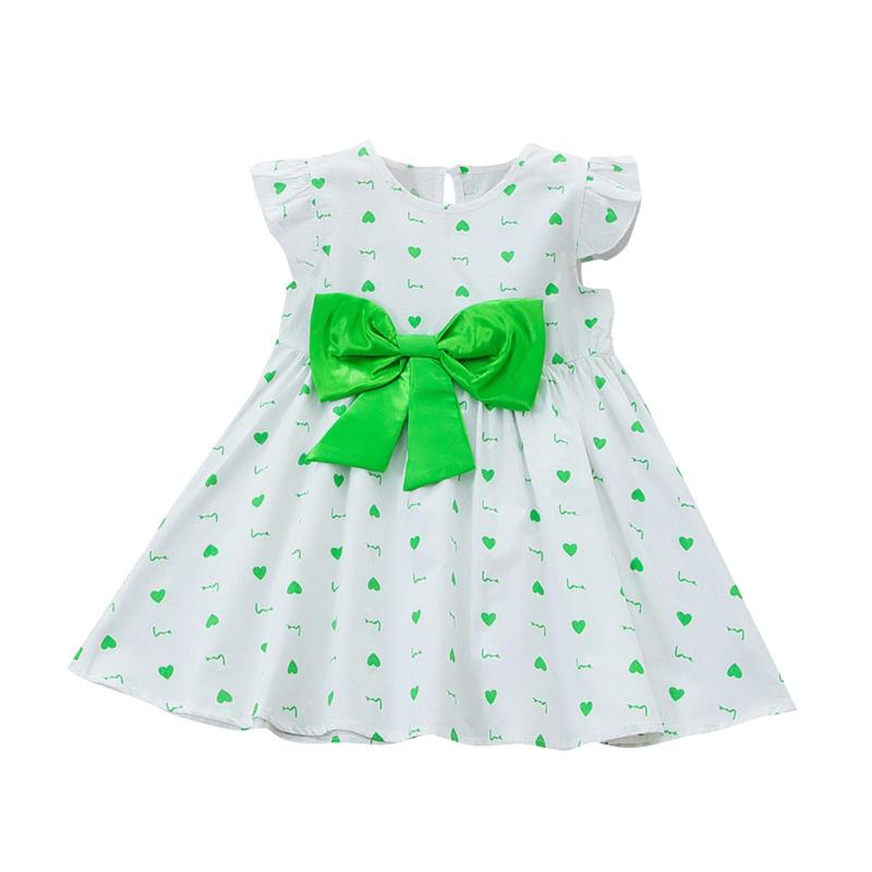 Toddler Child Baby Girl Short-Sleeved Casual Flying Sleeve Round Neck Love Printing Non-Positioning Pattern Dress Princess Dress
Toddler Child Baby Girl Short-Sleeved Casual Flying Sleeve Round Neck Love Printing Non-Positioning Pattern Dress Princess Dress