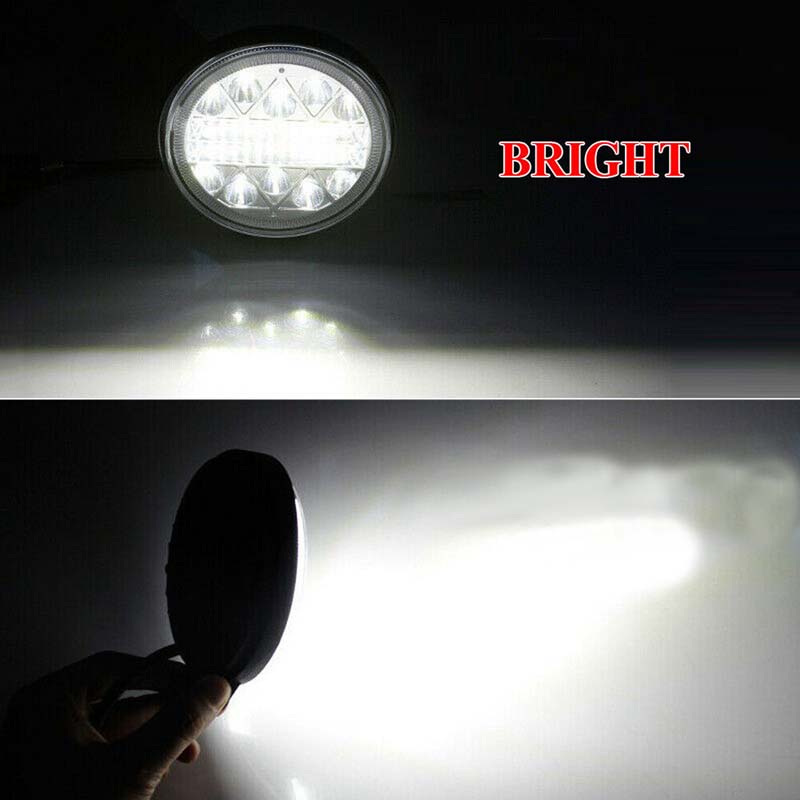 Truck LED Lamp Work Headlights Off Road 12V 24V Spot Lights Bars 4inch 4000lm for Off-Road Vehicle SUV Boat ATV Jeep Tractor Fog Lamp Vehicle Bulbs