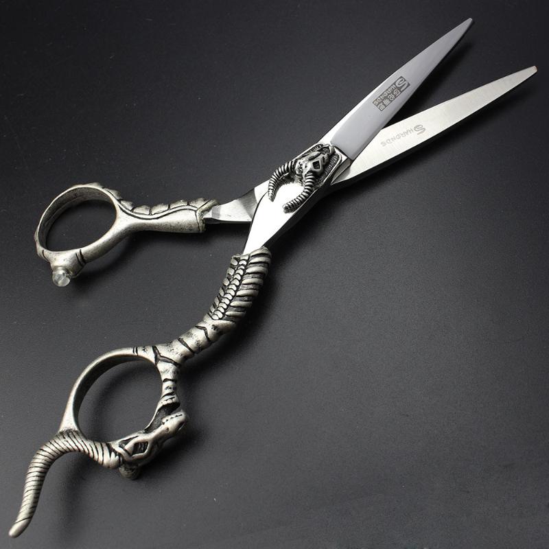Hair Scissors 6 Inch Cutting And Thinning Design Special Hairdressing Set With Japan 440c Steel Haircuts