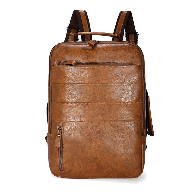Backpack Fashion PU Leather Backpacks Men Women Waterproof For Male High Capacity Travel Computer Laptop Bag Bookbag, Black
Backpack Fashion PU Leather Backpacks Men Women Waterproof For Male High Capacity Travel Computer Laptop Bag Bookbag, Black