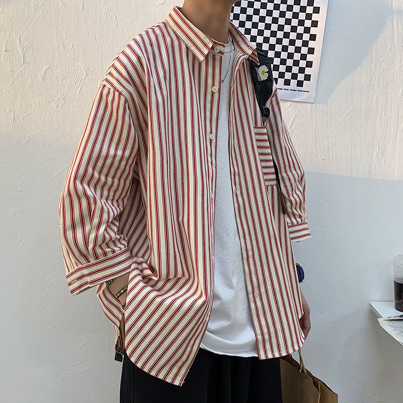 2021 New Summer Men's Loose Hawaiian Striped Printing Short Sleeve Shirt Camisa Masculina Streetwear Mens Fashion Shirts -2xl 0zzy, Black
2021 New Summer Men's Loose Hawaiian Striped Printing Short Sleeve Shirt Camisa Masculina Streetwear Mens Fashion Shirts -2xl 0zzy, Black