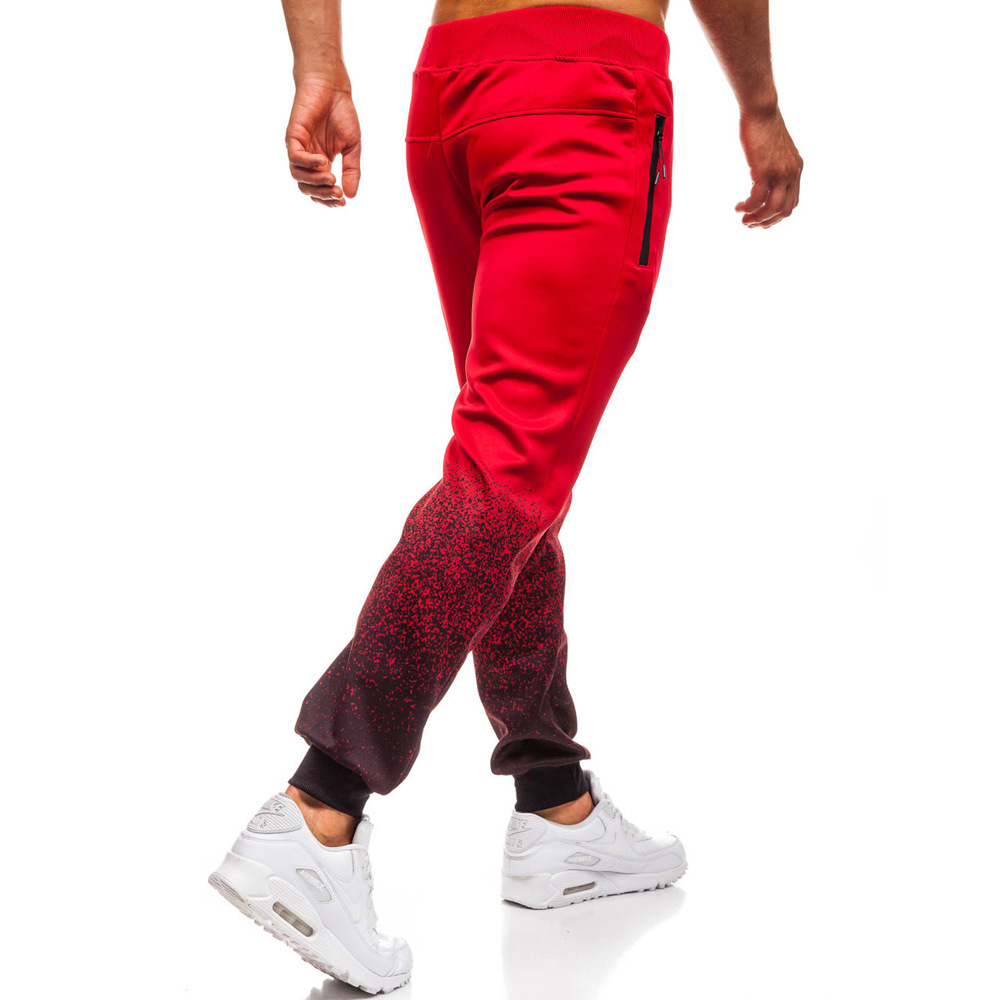 Pants 3D gradient men's casual sports men