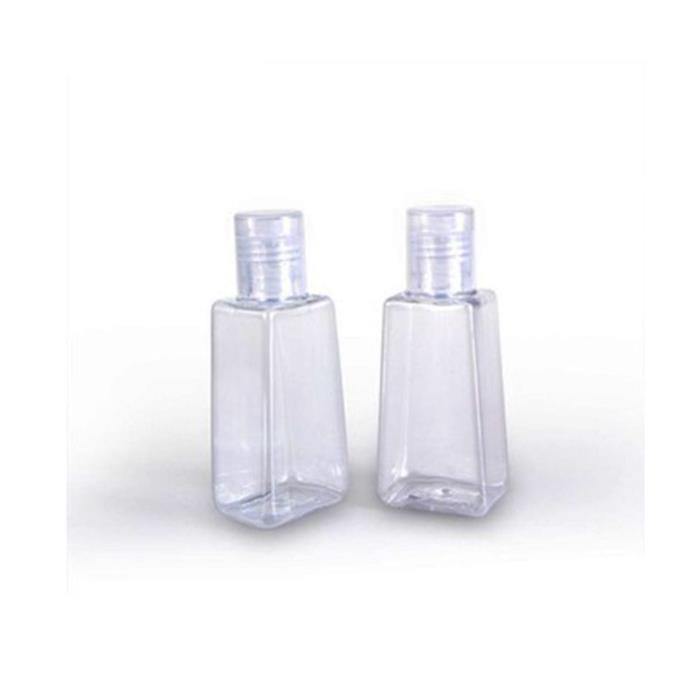30ml PET transparent trapezoidal packing bottle hand sanitizer flip cover shampoo and facial cleanser disinfection container6423489