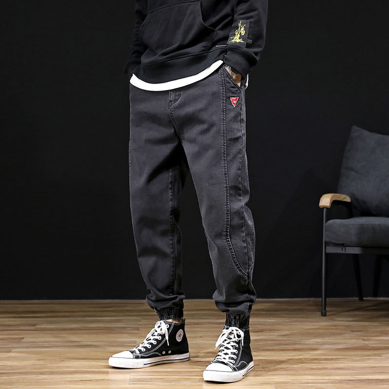 2021 New Korean Style Fashion Black Gray Color Loose Fit Designer Harem Men Cargo Pants Streetwear Hip Hop Joggers Jeans E4sg
2021 New Korean Style Fashion Black Gray Color Loose Fit Designer Harem Men Cargo Pants Streetwear Hip Hop Joggers Jeans E4sg
