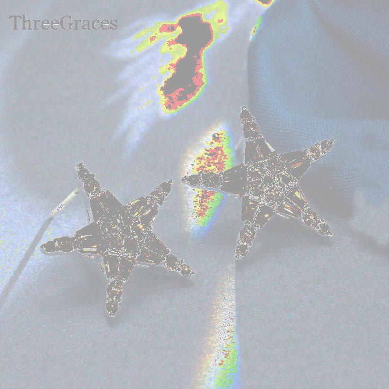 Stud ThreeGraces Classical Ladies Fashion Jewelry Gift Cubic Zircon Silver Color Big Star Studs Earrings For Birthday ER104, Golden;silver
Stud ThreeGraces Classical Ladies Fashion Jewelry Gift Cubic Zircon Silver Color Big Star Studs Earrings For Birthday ER104, Golden;silver