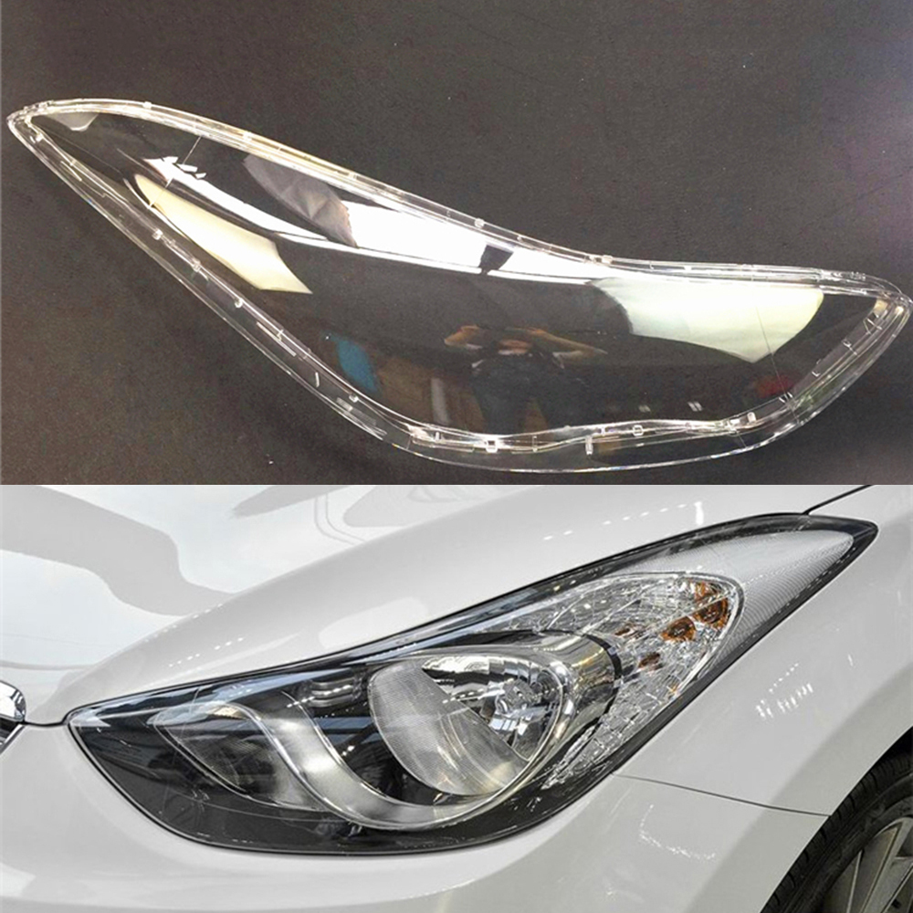 Car Headlight Lens For Hyundai Elantra 2012~2016 Headlamp Cover Replacement Auto Shell от DHgate WW